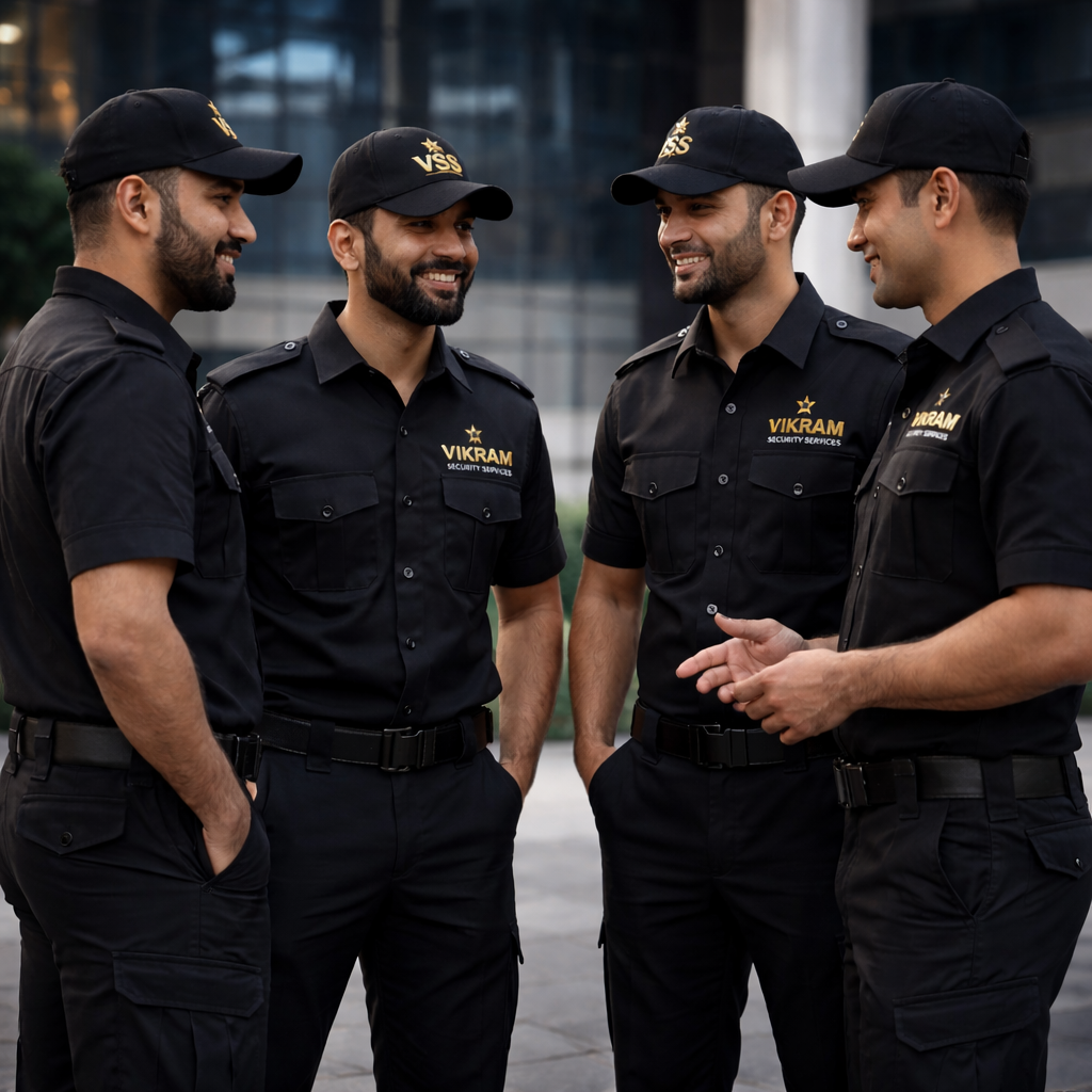 Vikram Security Services team briefing